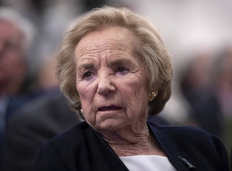 美国甘迺迪家族的大家长艾赛尔（Ethel Kennedy），传出中风住院。（美联社）