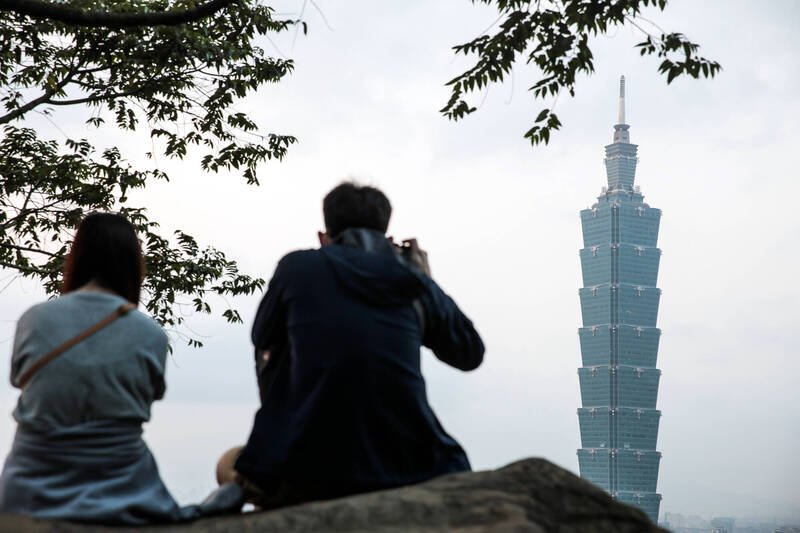 数位旅游平台Agoda公布今年10月「最受情侣欢迎」旅游地点，台湾台北也成功挤进前5名。（资料照，彭博）