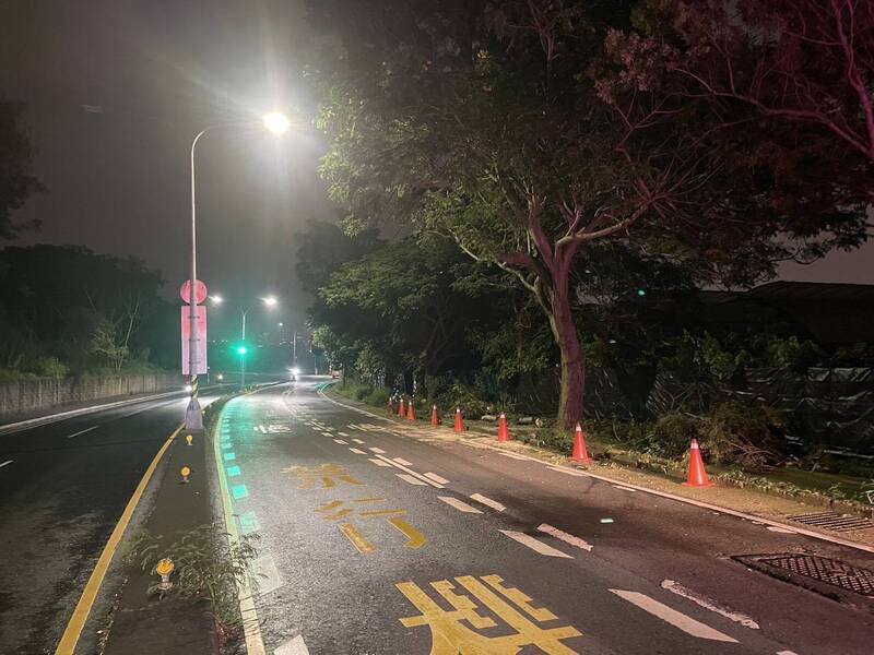 发生事故路段。(民众提供) 发生事故路段。(民众提供)