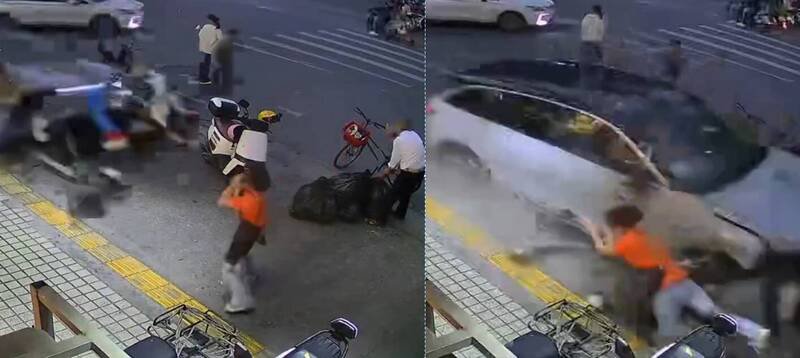 中国发生重大车祸。（取自X）