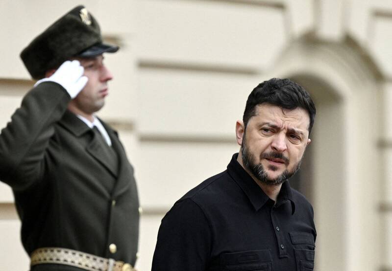 乌克兰总统泽伦斯基。（法新社资料照）