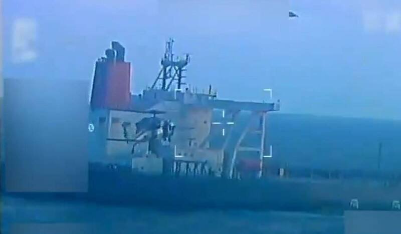 美国司法部长邦迪在社群平台发布扣押行动影片。（撷取自X帐号@AGPamBondi）