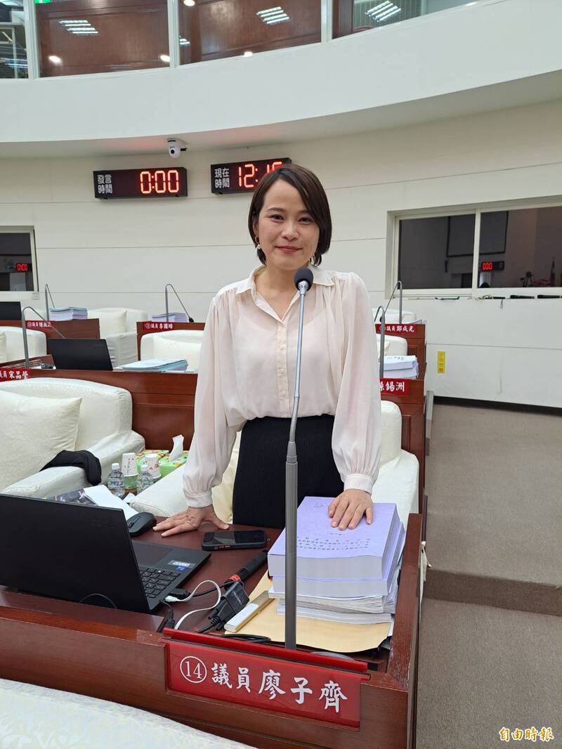 高虹安贪污罪二审判决结果被撤销改判，新竹市议员廖子齐认为高虹安仍因浮报助理费被判刑6个月。（资料照，记者洪美秀摄）