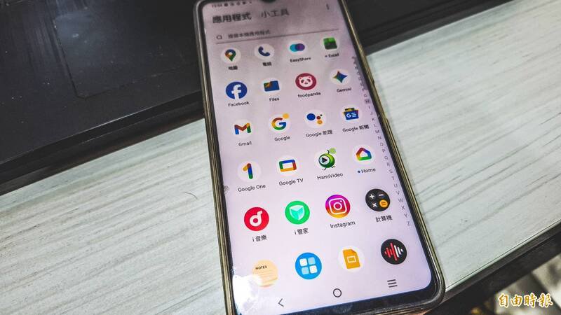 手机示意图，与本新闻事件无关。（记者林宜樟摄）