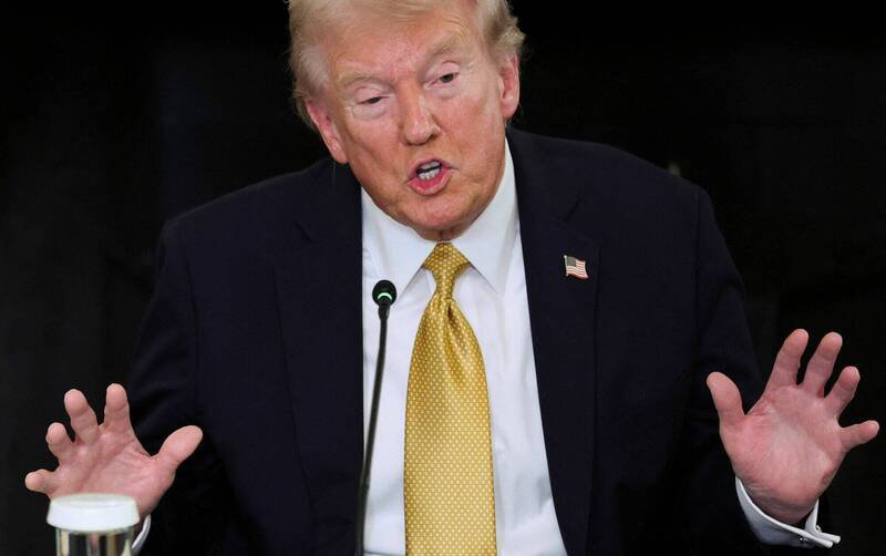 美总统川普指下一阶段将对贩毒集团发动陆上军事打击。（路透）