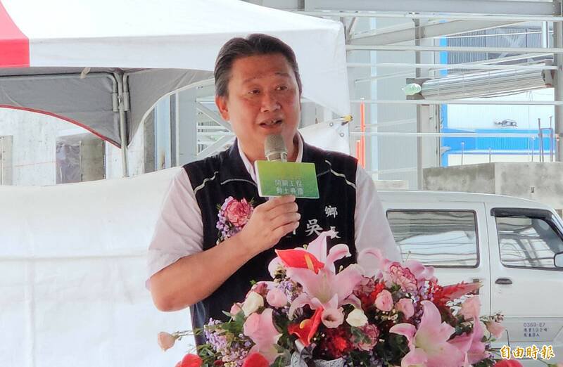 屏东县竹田乡长吴振中（记者叶永骞摄）