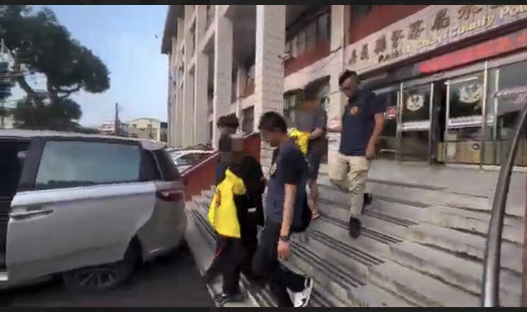 嘉义县警方与台南市警方联手破获诈骗案。（警方提供）