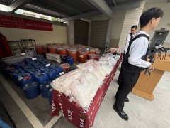 台江国家公园鱼塭化身制毒厂 截获220公斤毒品市值近2亿