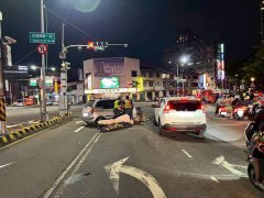台中这路口有魔咒? 才发生BMW暴冲伤亡 又传酒驾逆向车祸4伤