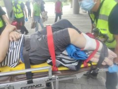 台东大三生坠楼 右脚骨折送医