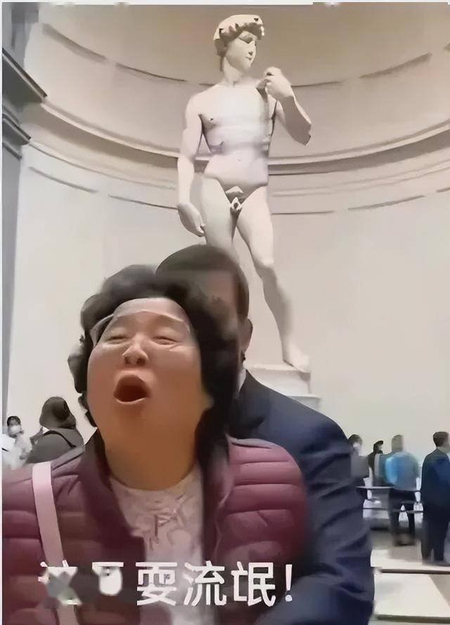 炸锅！中国大妈意大利怒吼大卫雕像：耍流氓