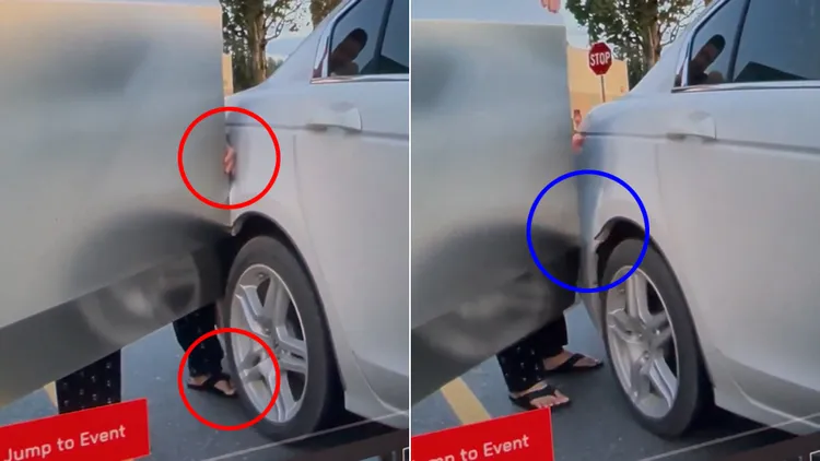 她倒车撞到Cybertruck 网热议男女驾驶谁更蠢 她倒车撞到Cybertruck 网热议男女驾驶谁更蠢