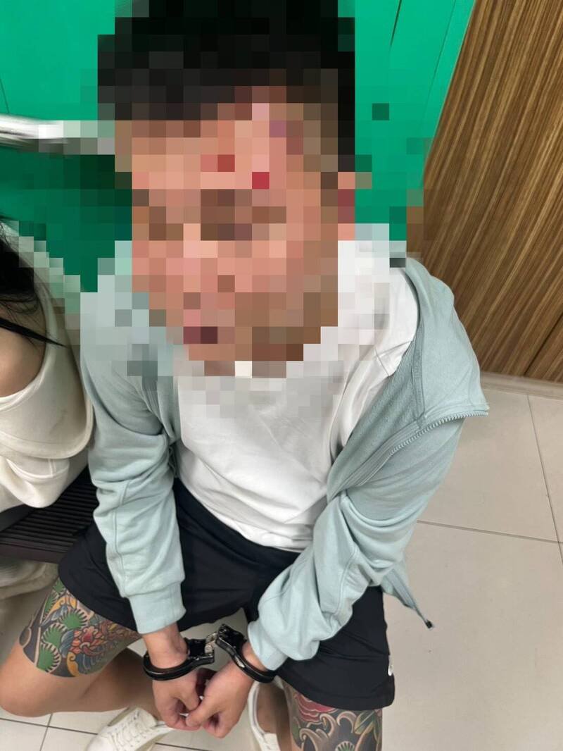 薛男酒测值达0.4毫克，询后依公共危险罪嫌送办。（记者陆运锋翻摄）