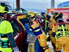 全国义消体技能交流活动 竹市勇夺总冠军