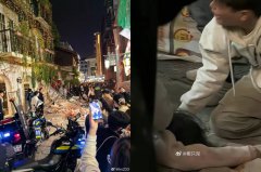 万圣夜惊魂！长沙店铺外墙倒塌酿2死2伤 男子跪地痛哭求救女友