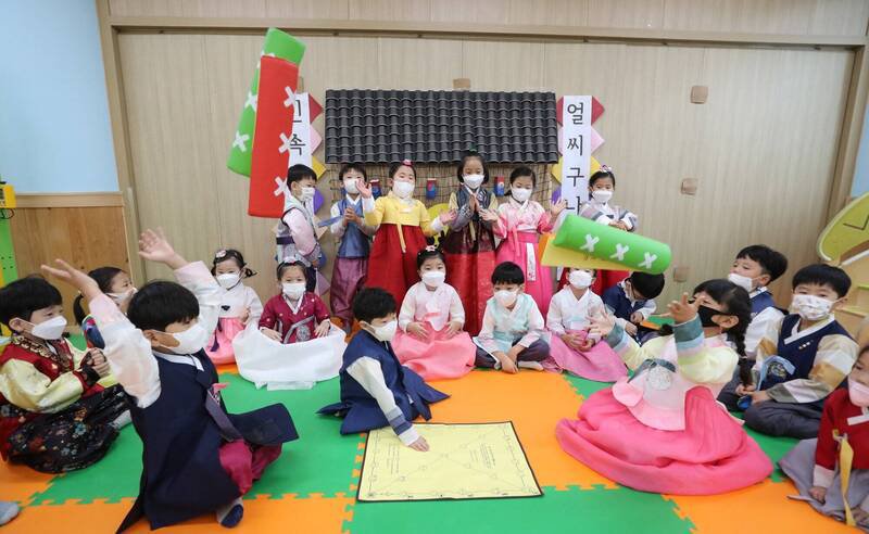 南韩幼儿园示意图，与新闻事件无关。（欧新社）