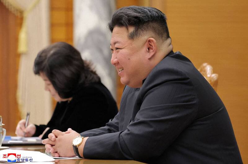 南韩国家情报院4日证实，北韩领导人金正恩健康状况良好，未发现较大异常。（法新社资料照）