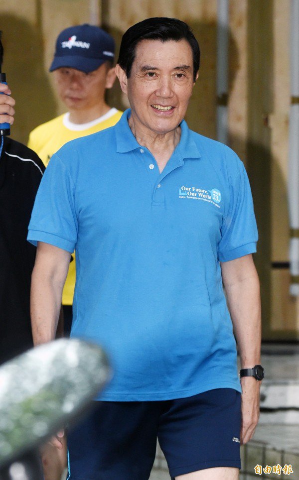 马英九今晚以录影播出的方式发表演说，期间多次提到「九二共识」，而这引发多位民进党立委不满。（资料照，记者廖振辉摄）