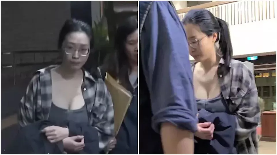 太子爆乳女特助灿笑交保 律师:难怪她开心