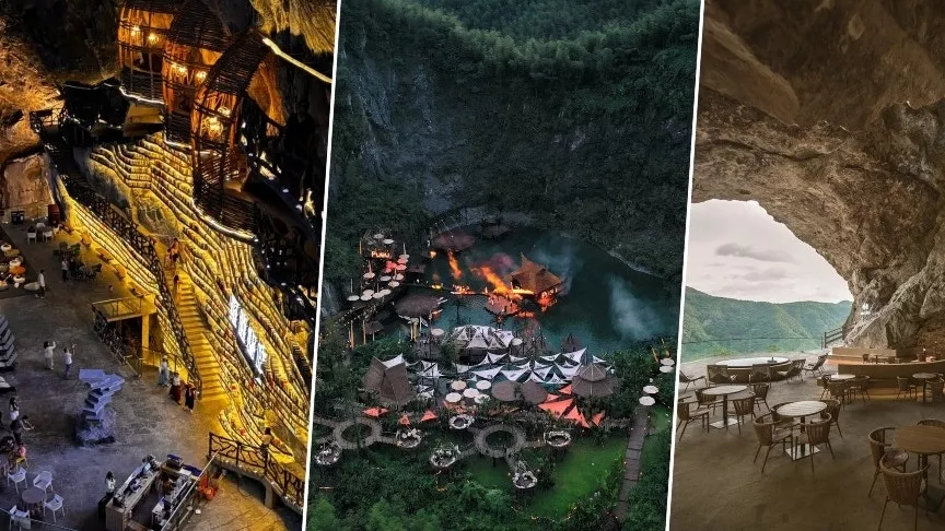 中国3处“奇观中的憩境”:悬崖上的书店如“藏经阁”