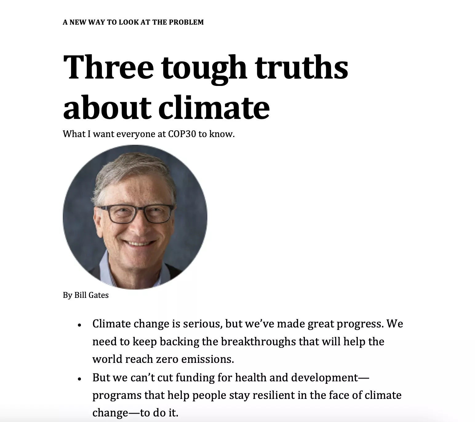 里程碑意义:盖茨5000字长文引全球炸锅 里程碑意义:盖茨5000字长文引全球炸锅