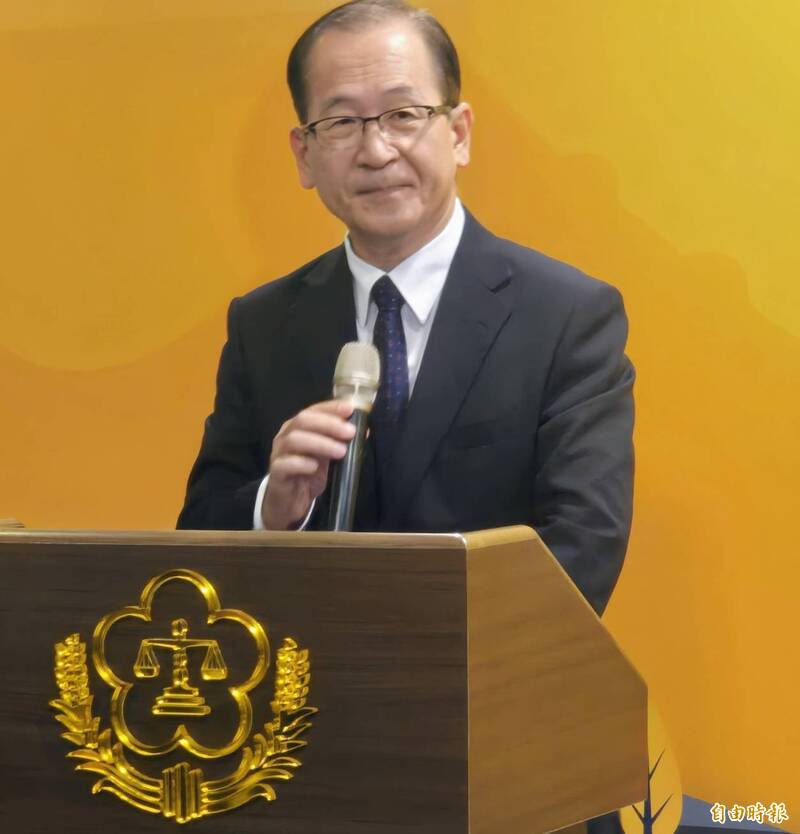 法务部矫正署长林宪铭。（记者王定传摄）