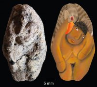 罕见！ 以色列出土1万2000年前陶偶 疑见最早「人兽交」场景