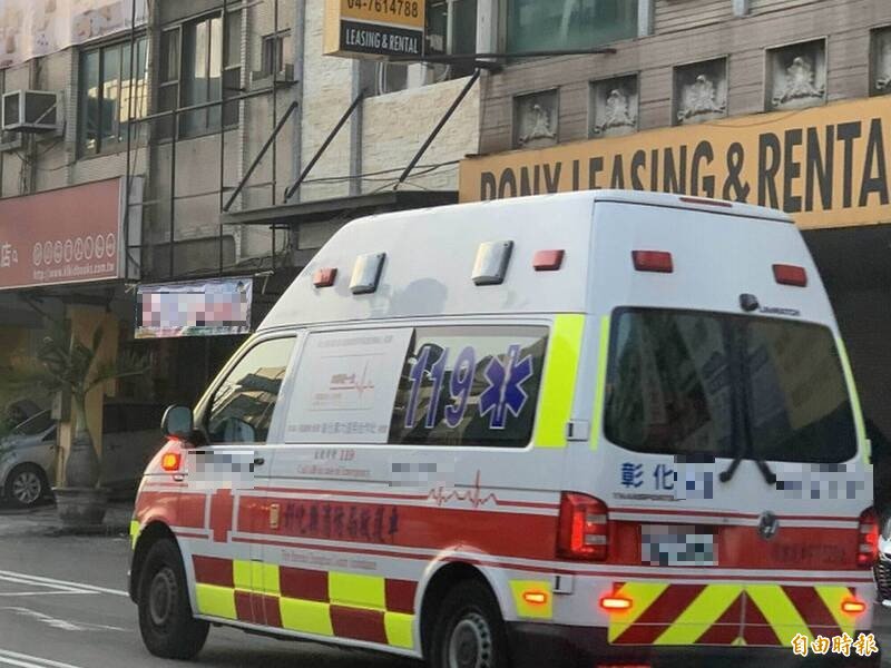 彰化县在48小时内有93人因急性心肌梗塞或其他不适送入急诊室急救，救护车疲于奔命。（资料照）