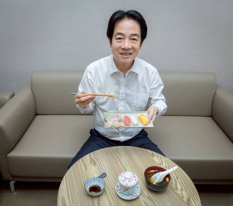 总统赖清德今天在X平台上，贴出他中午享用北海道干贝和鹿儿岛产青
		 <div style=