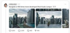 泰网友讽吉隆坡比曼谷穷400倍！大马网友神回：完全正确拜托别来