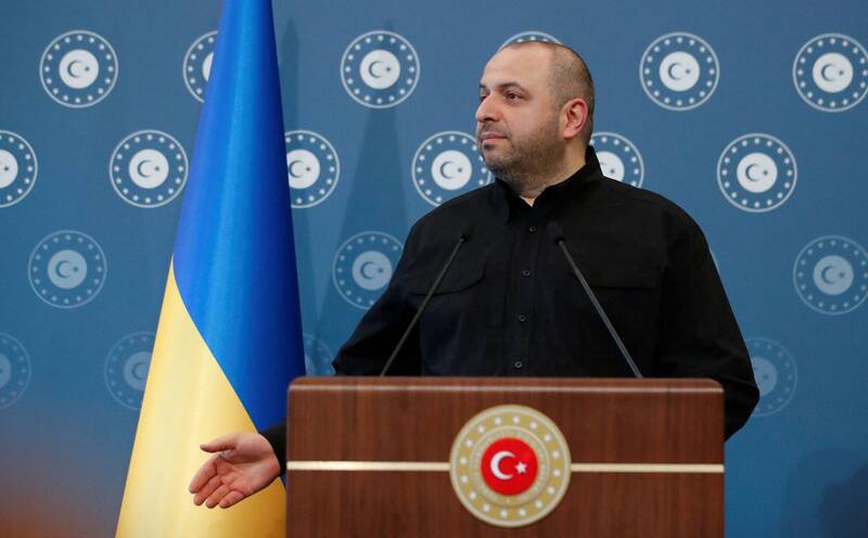 乌克兰国安国防事务委员会秘书乌梅洛夫说，乌克兰与美国官员将在瑞士会面，讨论俄乌停战议题。（路透）