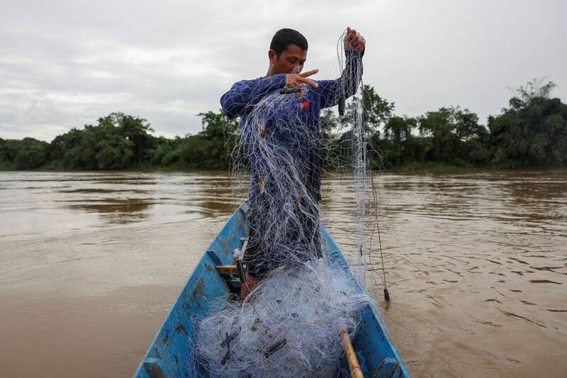 湄公河是全球渔产主要供应区域之一。示意图，与本新闻无关。（路透）