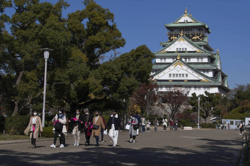 中国航空12月要取消超过900架次飞往日本的航班，其中，关西机场受影响最重。图为关西大阪。（美联社）