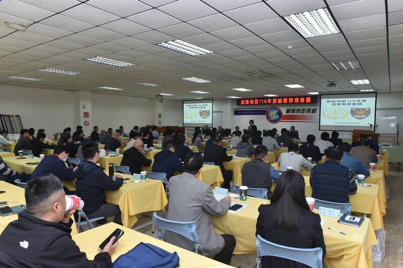 基隆市警察局举办「基隆地区114年度检警联席会议」，与会司法警察针对基隆市6天内发生2起毒驾致死案，引发热烈讨论。（记者林嘉东翻摄）