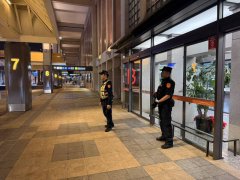 北捷连续攻击  松山机场派警驻航厦、捷运站出口