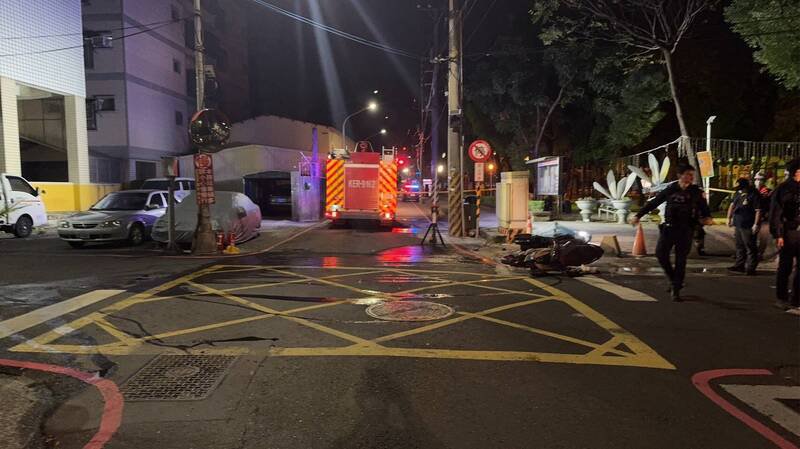 车祸现场。（民众提供）