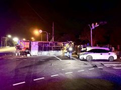 印尼移工准备返乡途中车祸！3车连环撞1死7伤