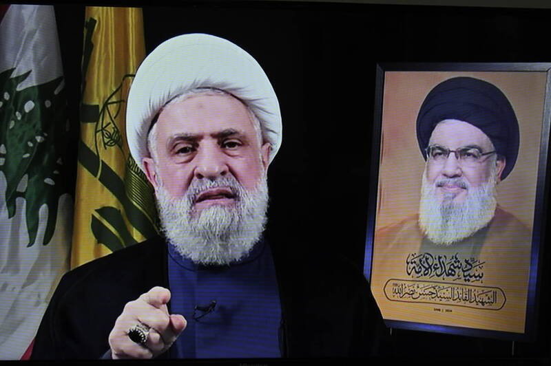 黎巴嫩真主党领导人卡西姆。（欧新社资料照）