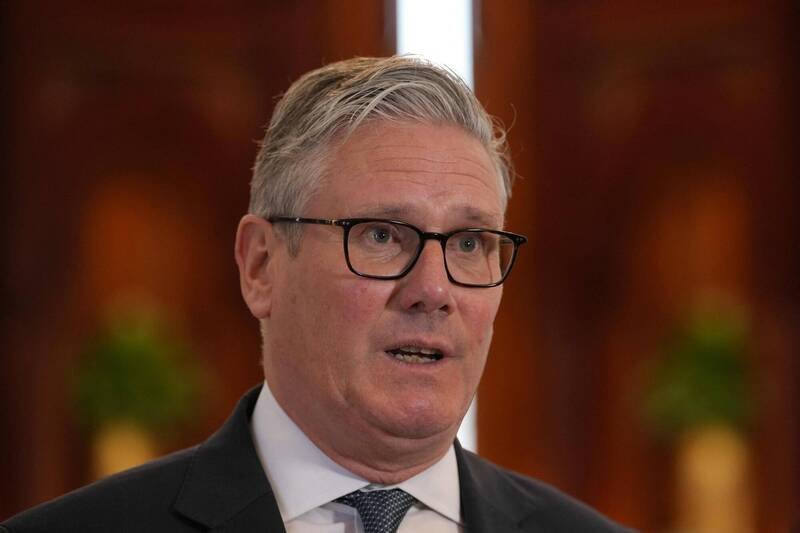 英国首相施凯尔政府将暂停推动查哥斯群岛主权归还议程。（法新社）