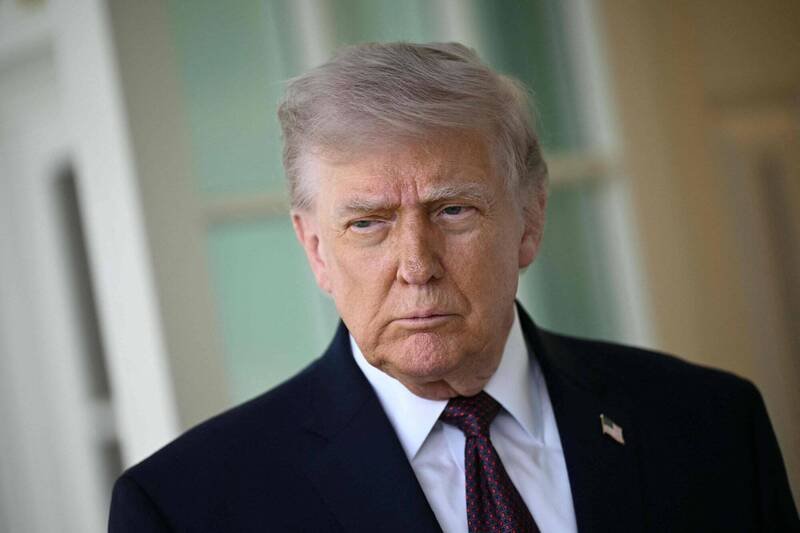 川普暗示美伊谈判可能在未来两天重启。（法新社）