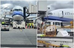 华航回台班机事故  澳洲机场「撞上空桥」画面曝光！