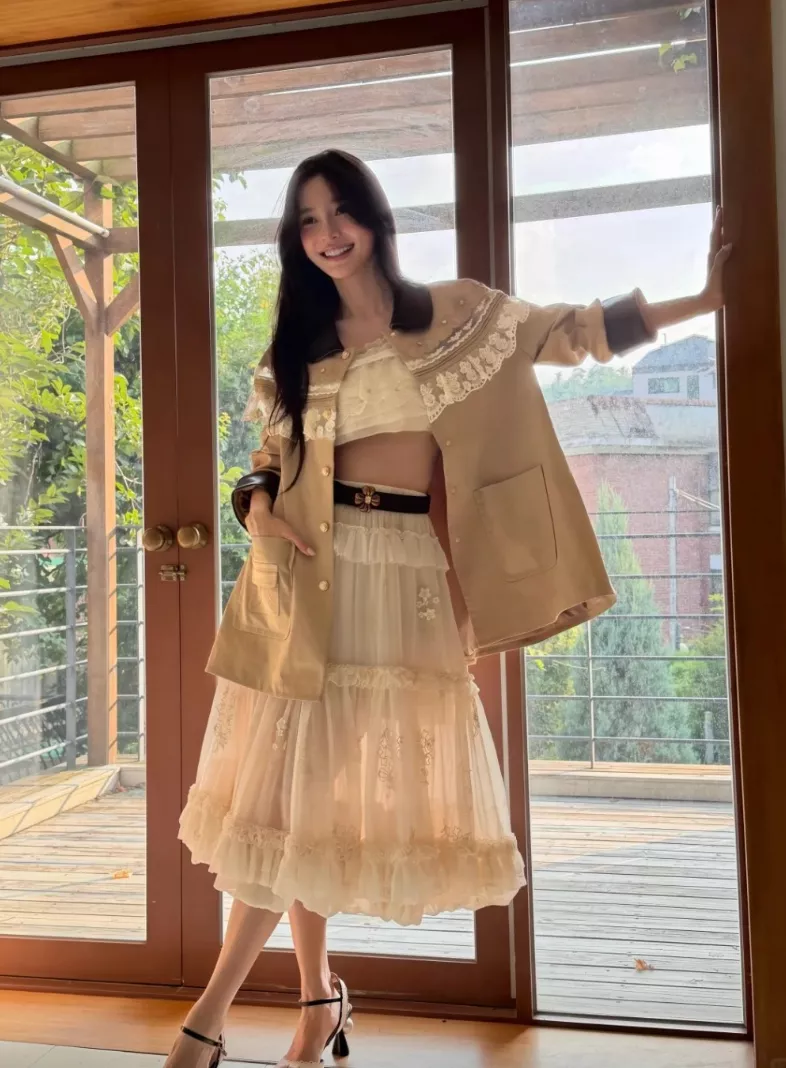 Angelababy度假照曝光!学霸弟弟罕同框
